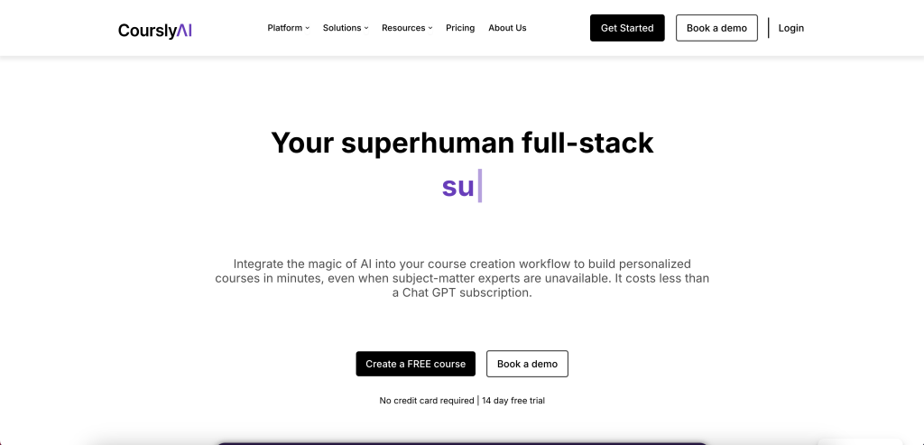 coursly ai platform